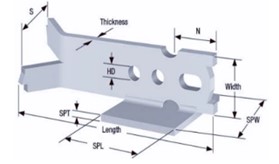 Split Foot Erection Anchor with Shear Plate