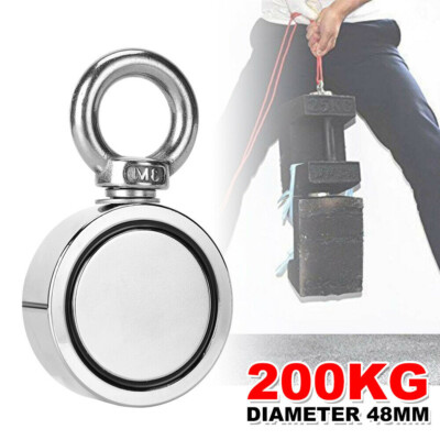  Neodymium Recovery Magnet Metal Treasure Hunting Fishing Magnet