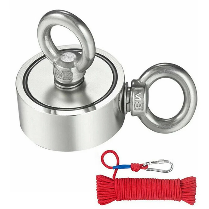 200KG Neodymium Recovery Magnet Metal Treasure Hunting Fishing Magnet