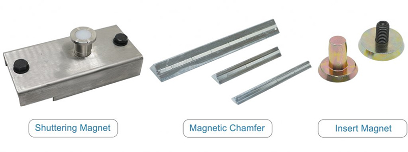 Prefabricated building magnets