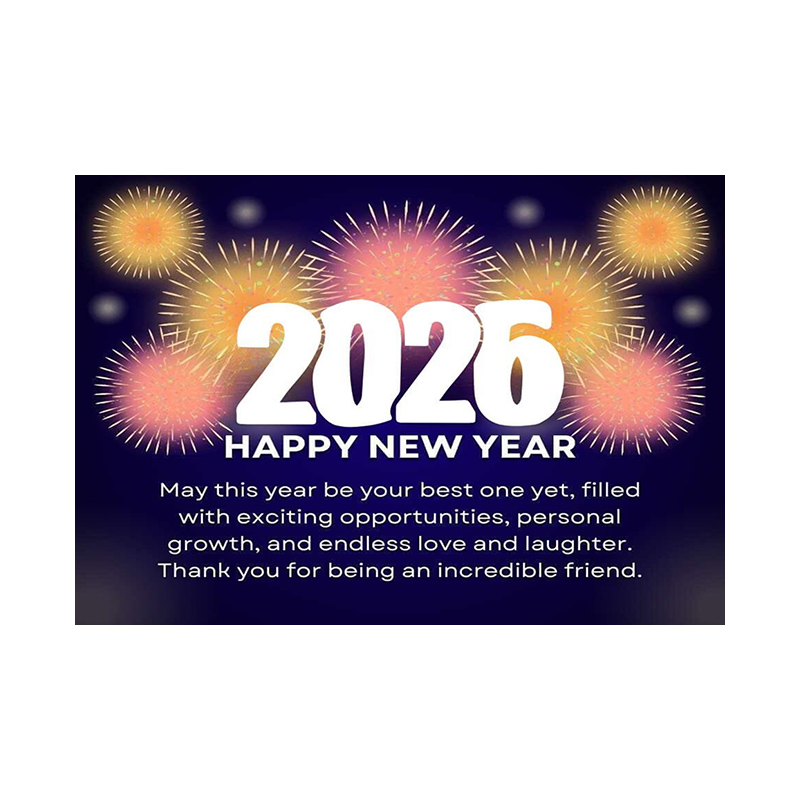 Aviso de vacaciones de Año Nuevo